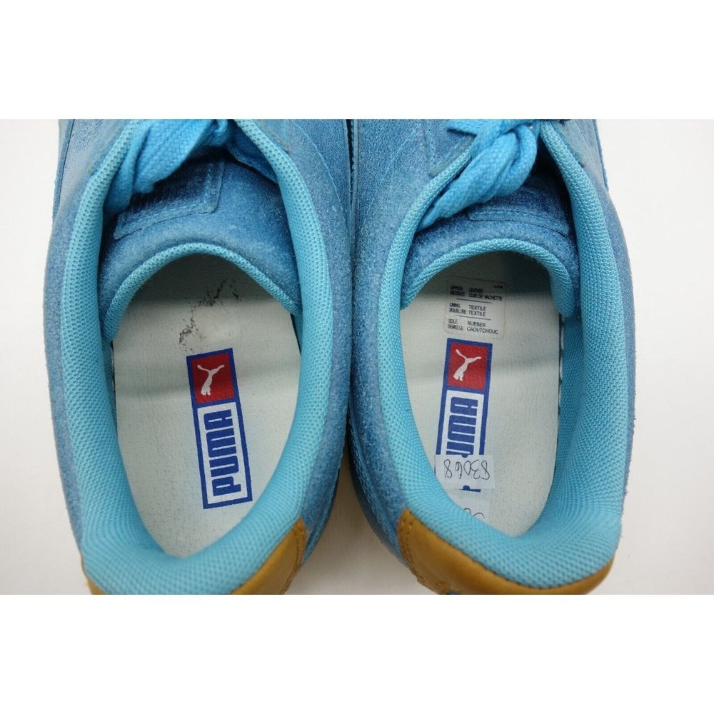 Puma Suede Aqua Blue Leather Casual Lace Up Sneakers Shoes Men's 11 - Picture 11 of 11